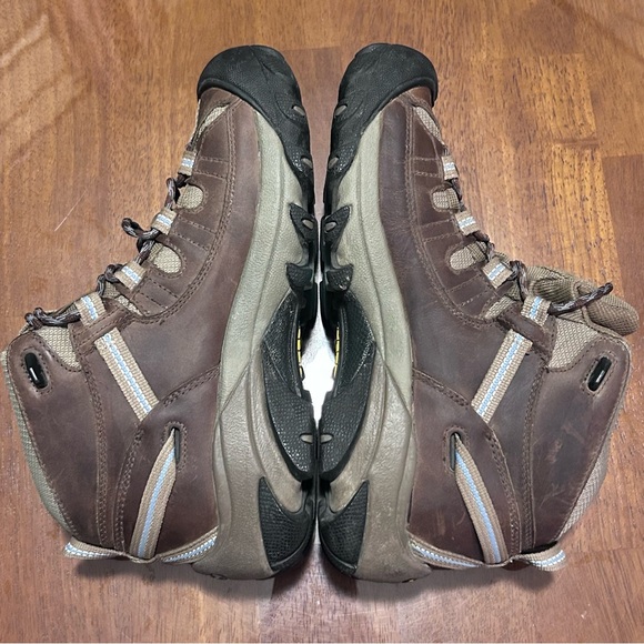 KEEN TARGHEE II Women’s Sz 9 shoes brown leather waterproof hiking boots 1004114 - Picture 11 of 16